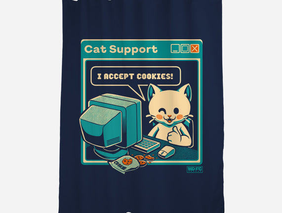 Tech Support I Accept Cookies Cat