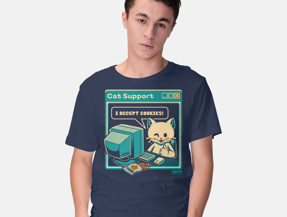 Tech Support I Accept Cookies Cat