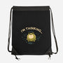 I'm Thinking Frog-None-Drawstring-Bag-worlddominationforcats