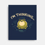 I'm Thinking Frog-None-Stretched-Canvas-worlddominationforcats
