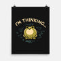 I'm Thinking Frog-None-Matte-Poster-worlddominationforcats