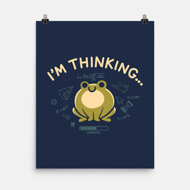 I'm Thinking Frog-None-Matte-Poster-worlddominationforcats