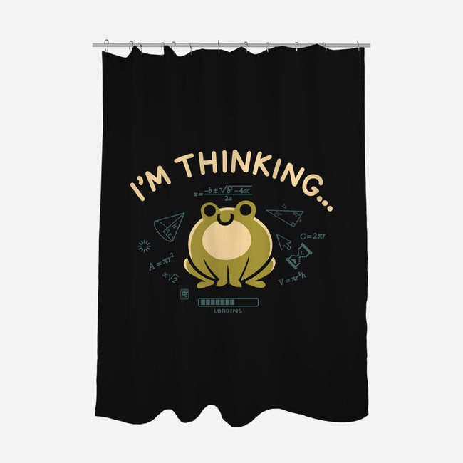 I'm Thinking Frog-None-Polyester-Shower Curtain-worlddominationforcats