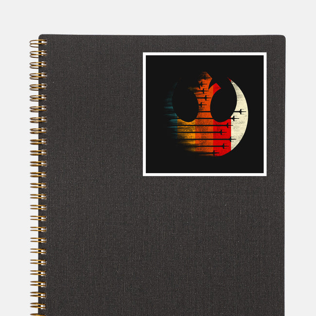 Vintage Rebel-None-Glossy-Sticker-rocketman_art
