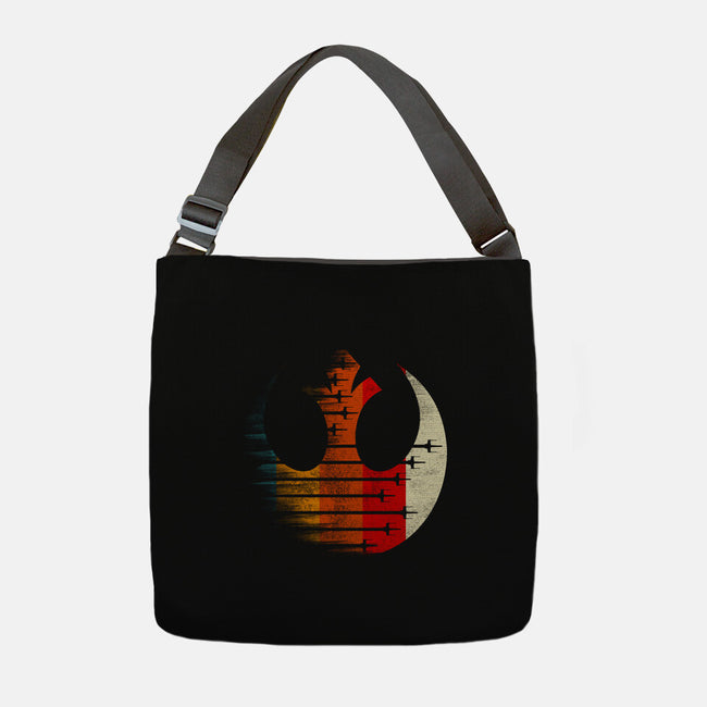 Vintage Rebel-None-Adjustable Tote-Bag-rocketman_art