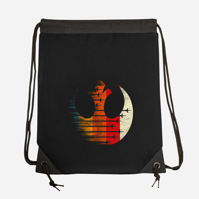 Vintage Rebel-None-Drawstring-Bag-rocketman_art
