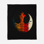 Vintage Rebel-None-Fleece-Blanket-rocketman_art