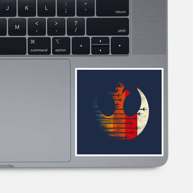 Vintage Rebel-None-Glossy-Sticker-rocketman_art