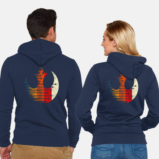Vintage Rebel-Unisex-Zip-Up-Sweatshirt-rocketman_art