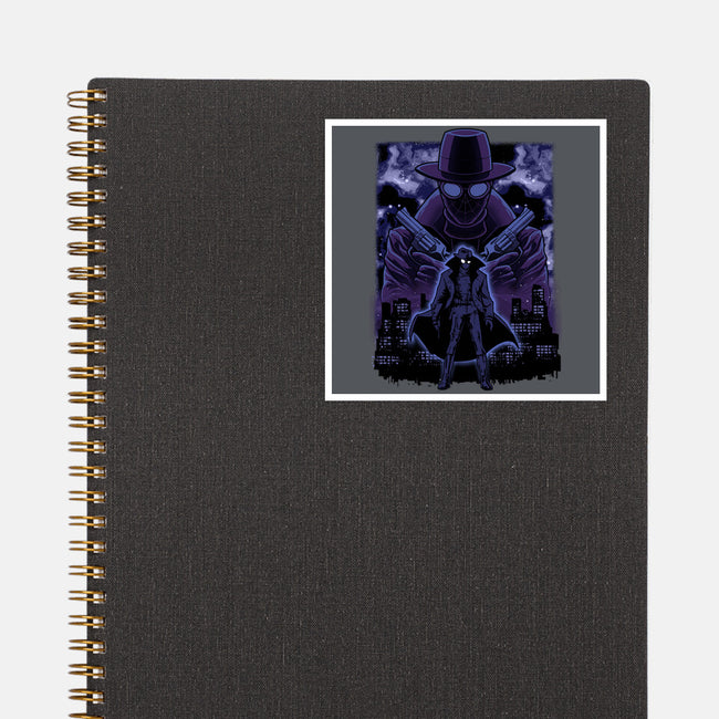 Noir Shadow Nebula-None-Glossy-Sticker-Astrobot Invention