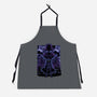 Noir Shadow Nebula-Unisex-Kitchen-Apron-Astrobot Invention