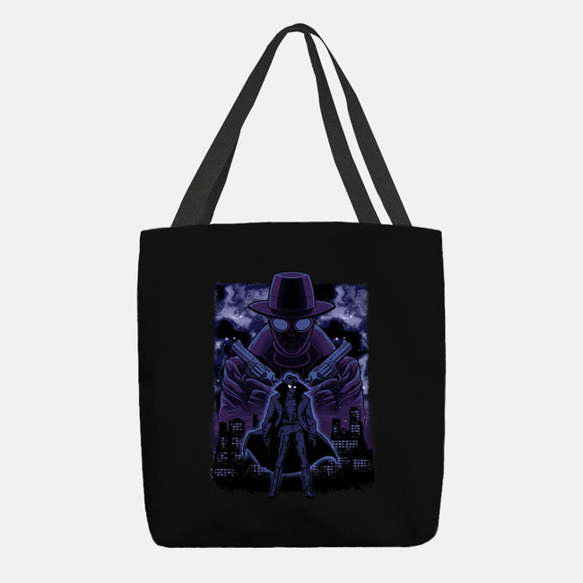 Noir Shadow Nebula-None-Basic Tote-Bag-Astrobot Invention