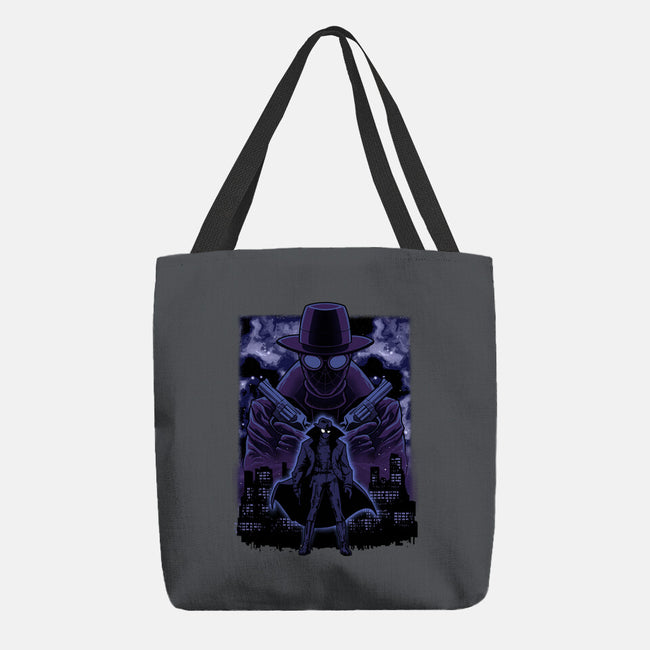 Noir Shadow Nebula-None-Basic Tote-Bag-Astrobot Invention