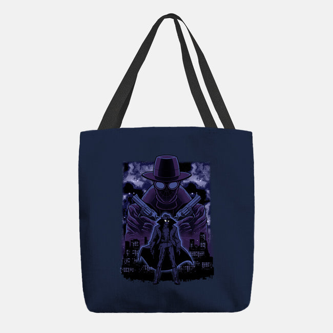 Noir Shadow Nebula-None-Basic Tote-Bag-Astrobot Invention