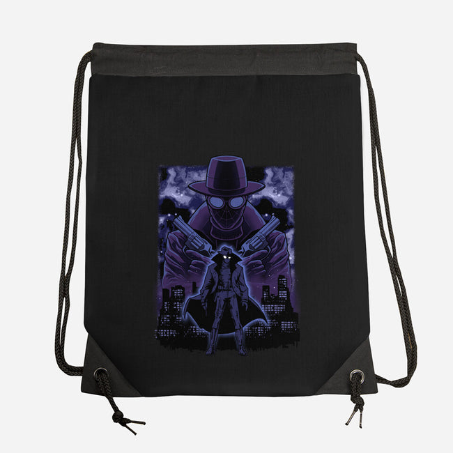 Noir Shadow Nebula-None-Drawstring-Bag-Astrobot Invention