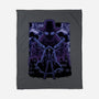 Noir Shadow Nebula-None-Fleece-Blanket-Astrobot Invention