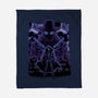 Noir Shadow Nebula-None-Fleece-Blanket-Astrobot Invention