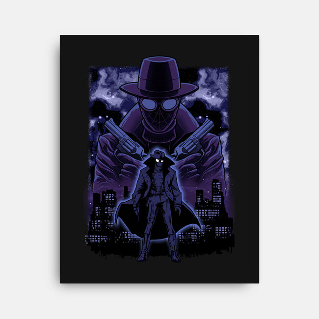 Noir Shadow Nebula-None-Stretched-Canvas-Astrobot Invention