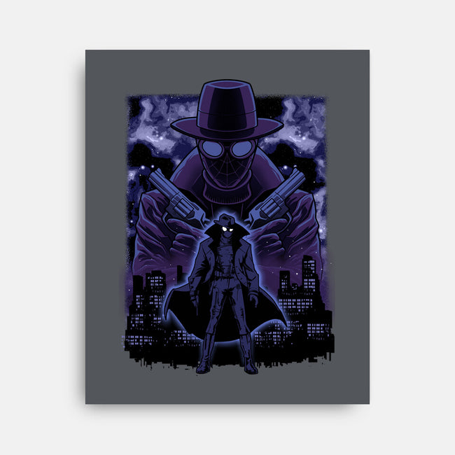 Noir Shadow Nebula-None-Stretched-Canvas-Astrobot Invention