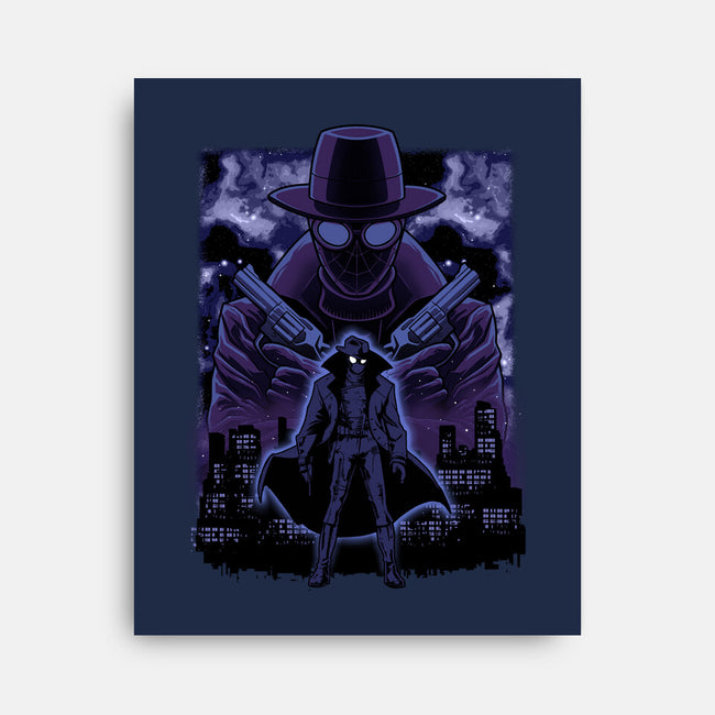 Noir Shadow Nebula-None-Stretched-Canvas-Astrobot Invention