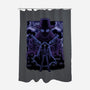 Noir Shadow Nebula-None-Polyester-Shower Curtain-Astrobot Invention