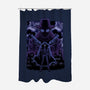 Noir Shadow Nebula-None-Polyester-Shower Curtain-Astrobot Invention