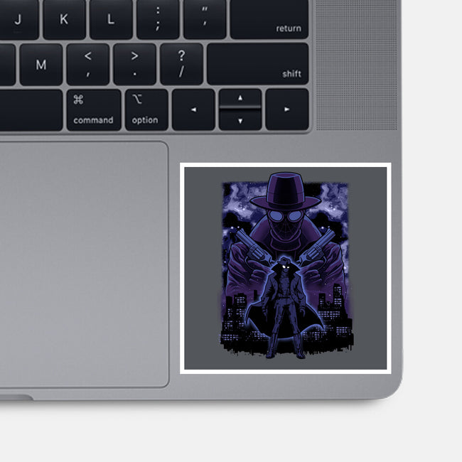 Noir Shadow Nebula-None-Glossy-Sticker-Astrobot Invention