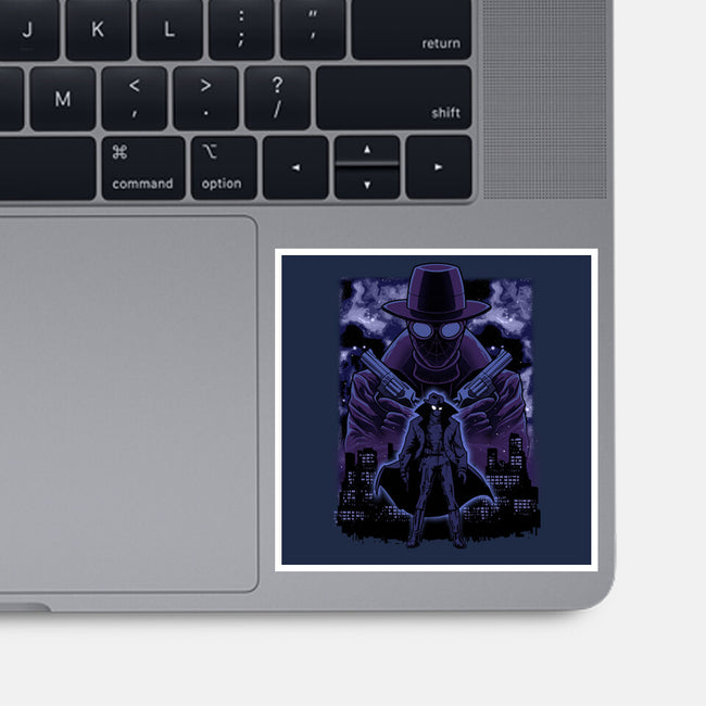 Noir Shadow Nebula-None-Glossy-Sticker-Astrobot Invention