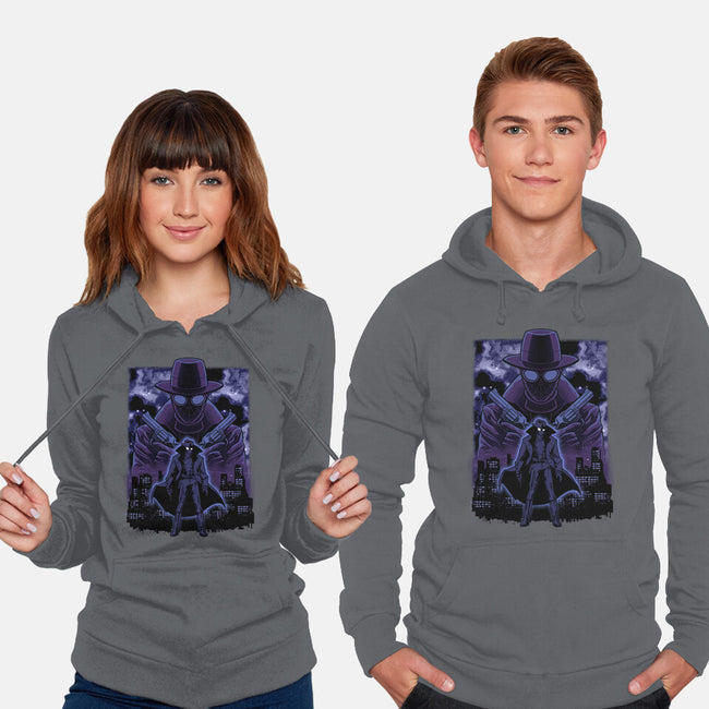 Noir Shadow Nebula-Unisex-Pullover-Sweatshirt-Astrobot Invention