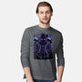 Noir Shadow Nebula-Mens-Long Sleeved-Tee-Astrobot Invention