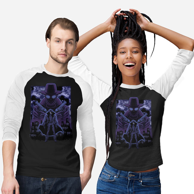 Noir Shadow Nebula-Unisex-Baseball-Tee-Astrobot Invention