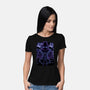 Noir Shadow Nebula-Womens-Basic-Tee-Astrobot Invention