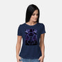 Noir Shadow Nebula-Womens-Basic-Tee-Astrobot Invention