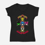 Appetite For Avenging-Womens-V-Neck-Tee-milasneeze