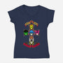 Appetite For Avenging-Womens-V-Neck-Tee-milasneeze