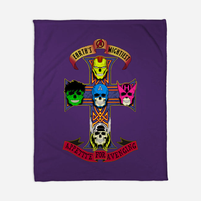 Appetite For Avenging-None-Fleece-Blanket-milasneeze