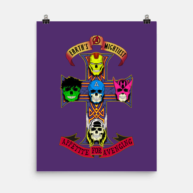 Appetite For Avenging-None-Matte-Poster-milasneeze