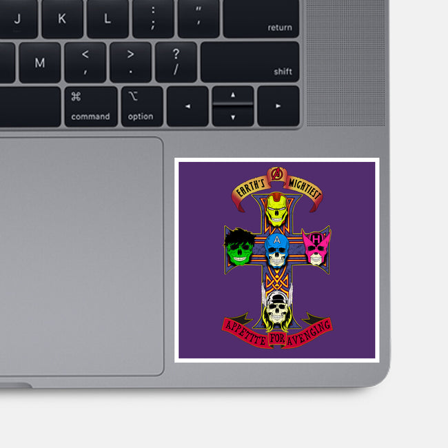 Appetite For Avenging-None-Glossy-Sticker-milasneeze