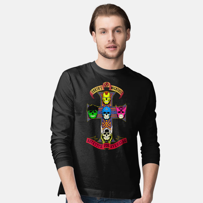Appetite For Avenging-Mens-Long Sleeved-Tee-milasneeze