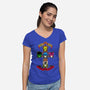 Appetite For Avenging-Womens-V-Neck-Tee-milasneeze