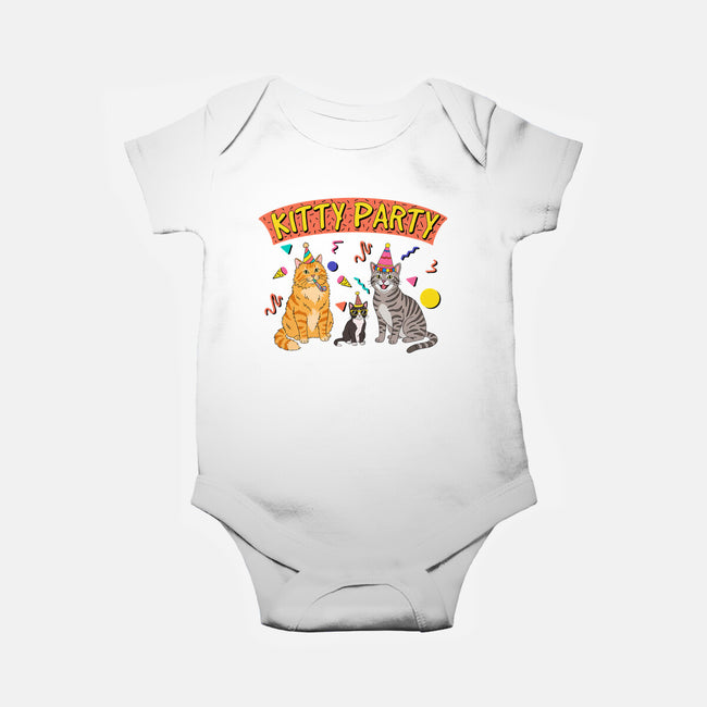 Kitty Party 90s-Baby-Basic-Onesie-milasneeze