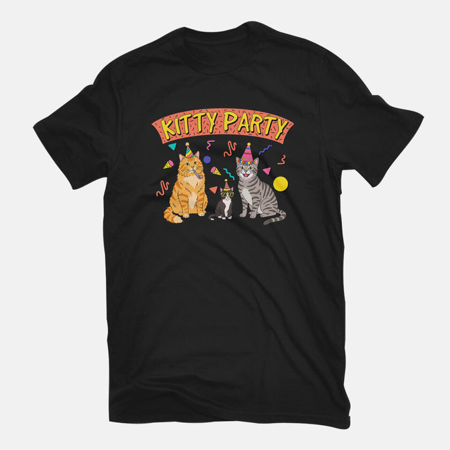 Kitty Party 90s-Unisex-Basic-Tee-milasneeze