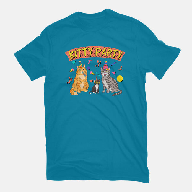 Kitty Party 90s-Unisex-Basic-Tee-milasneeze
