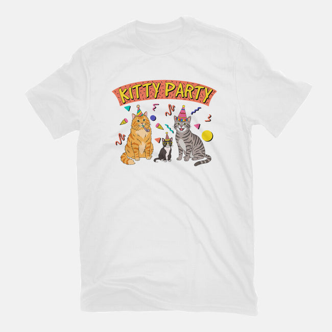 Kitty Party 90s-Unisex-Basic-Tee-milasneeze