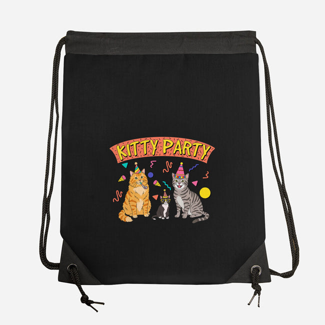 Kitty Party 90s-None-Drawstring-Bag-milasneeze