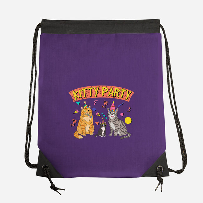 Kitty Party 90s-None-Drawstring-Bag-milasneeze
