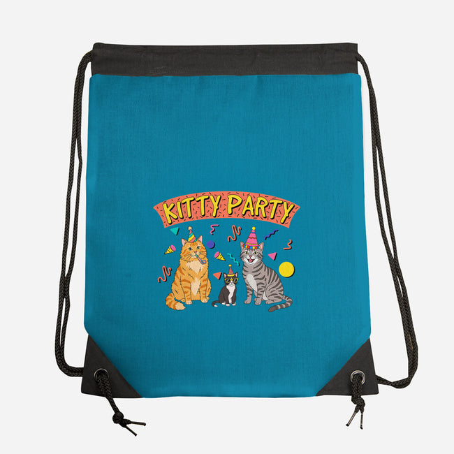 Kitty Party 90s-None-Drawstring-Bag-milasneeze