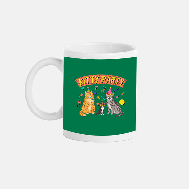Kitty Party 90s-None-Mug-Drinkware-milasneeze