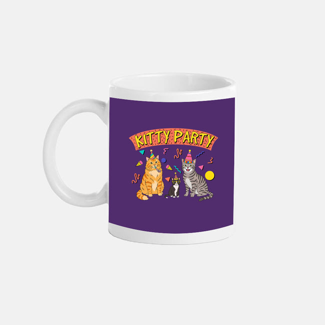 Kitty Party 90s-None-Mug-Drinkware-milasneeze