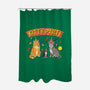 Kitty Party 90s-None-Polyester-Shower Curtain-milasneeze